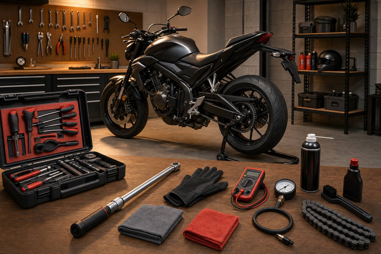 Herramientas esenciales para hacer pequeñas reparaciones en tu moto